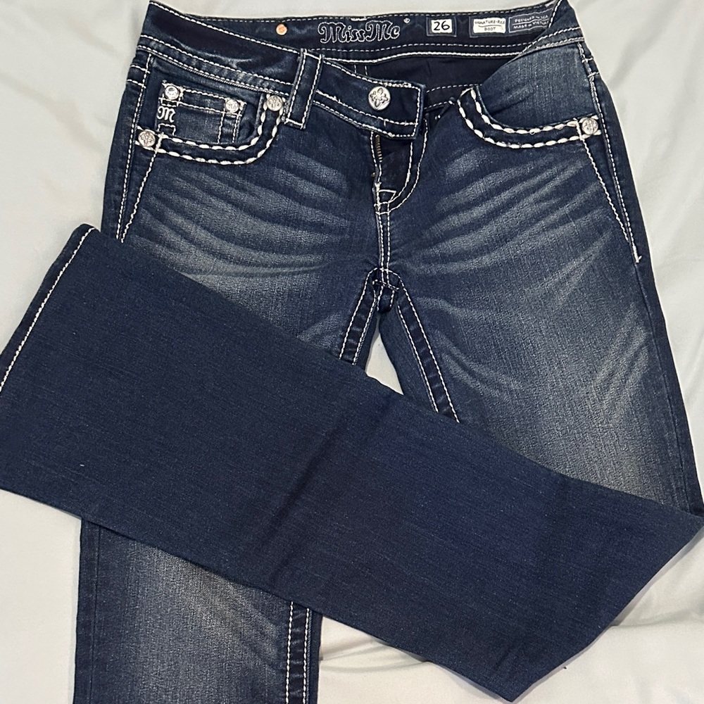 Miss Me Women's Indigo Boot Cut Jeans